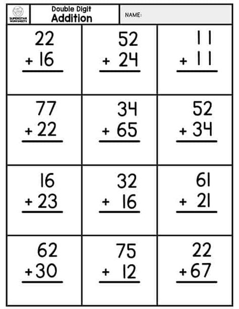 Addition Worksheets Addition With Regrouping Worksheets Grade 1, Mathematics Addition Worksheet, Addition Worksheets 2 Digit, 2 Digit Addition And Subtraction With Regrouping, Addition Within 10 Activities, Addition Grade 2 Activities, Second Grade Addition Worksheets, Worksheet Math Grade 1, Addition Worksheets For Grade 2