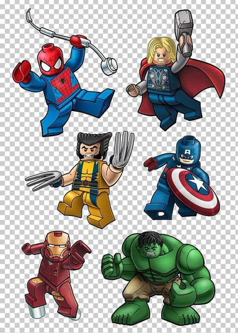 Lego Deadpool, Lego Superheroes, Marvel Avengers Bedroom, Lego Avengers, Wolverine Deadpool, Marvel Avengers Comics, Marvel Party, Avengers Cartoon, Avengers Captain America