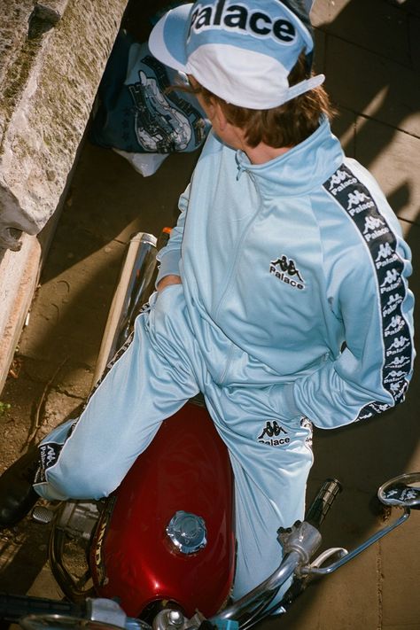 Palace x Kappa FW21 Collaboration Release Info | HYPEBEAST Italian Football, British Football, Italian Fashion Street, Full Tracksuit, Italian Street, Men Jumpsuit, Palace Skateboards, Sportswear Brand, Track Jacket