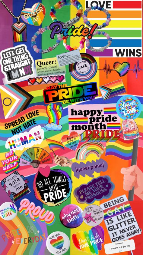 Happy Pride Month Yall🌈🌈🌈🏳️‍🌈🏳️‍🌈🏳️‍⚧️🏳️‍⚧️ Pride Collage, Lgbt Wallpaper, Happy Pride Month, Collage Wallpaper, Happy Pride, Pride Month, Wallpaper Backgrounds, Collage