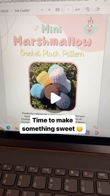 Cottagecore Earrings And Crocheted Gifts on Instagram: "Stress Mallow pattern and plushies are out now!!

What better way to use this audio?! 🫶😂
These marshmallow plushies are my new crochet obsession! They work up in about 15 minutes making them a great market make! 

Don’t crochet? I got you boo! I have these ready made! Available toasted, burnt, or fruity! 🔥

#crochetgirlgang #winniethepooh #iamshortfatandproudofthat #marshmallows #smores #stressmallows #crochetpattern #marketmakes #quickcrochet #quickcrochetproject #foodplushies #crochetfood #sweettreat #timeforsomethingsweet #yarnlovers #fastcrochetproject #crochetpatterndesigner" Crocheted Gifts, Food Plushies, Cottagecore Earrings, Quick Crochet Projects, Crochet Food, Quick Crochet, Plush Pattern, Mini Marshmallows, Now What