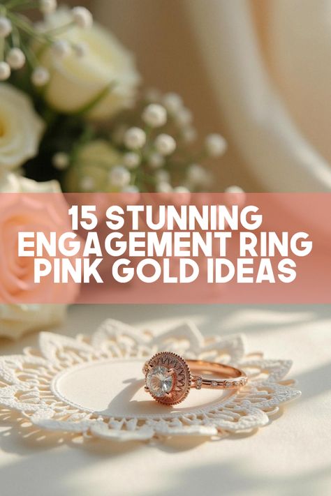 Did you know that engagement ring pink gold is taking over the wedding scene? Discover stunning options that blend elegance with a modern twist. Dive into our enchanting gallery of 20 photos showcasing unique rings in pink gold, rose gold, and more. Whether you're into classic styles or looking for something chic, you'll find the perfect match that celebrates love with a touch of whimsy. Elevate your engagement story now! Rose Gold Wedding Rings, Engagement Ring Pink, Engagement Story, Gold Ideas, Pink Gold Rings, Pink Engagement Ring, Engagement Stories, Wedding Scene, Blush Tones