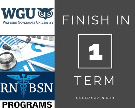 WGU- Single Term Completion Tips – Momma Maven Bsn Degree, Bsn Nursing, Night Shift Humor, Nursing School Scholarships, Lpn Schools, College Vision Board, Nursing School Essential, Nurse Manager, Teachers College