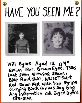 Will Byers missing sign Poster Stranger Things, Stranger Things Halloween Party, Jonathan Byers, Joyce Byers, Stranger Things Halloween, Stranger Things Poster, Stranger Things Art, Stranger Things Aesthetic, Will Byers