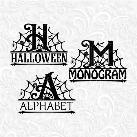 Get eerie with Spooky Halloween Capital Letters Stock Vector. Perfect for adding a chilling touch to your Halloween designs! 🎃📜#HalloweenFonts #SpookyTypefaces #CreepyCalligraphy #FrighteningFonts #GhoulishGraphics Spooky Lettering Halloween Fonts, Happy Halloween Font, Halloween Fonts Alphabet, Halloween Monogram, Alphabet Monogram, Split Monogram, Halloween Fonts, Monogram Alphabet, Halloween Designs