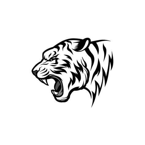 icono de vector de cabeza de tigre Tiger Drawing Reference, Tiger Drawing Step By Step, Tiger Drawing Simple, Tiger Quotes Inspiration, Tiger Drawing Easy, Tiger Wallpaper Hd, Easy Tiger Drawing, Tiger Line Art, Tiger Wallpaper Iphone