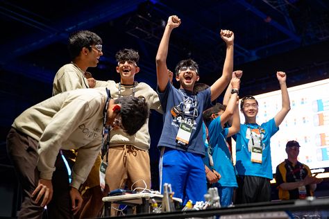 Record-Breaking Crowds Celebrate Youth Robotics Teams & STEM Innovation at FIRST® Championship in Houston | FIRST First Robotics Competition, First Robotics, First Lego League, Robotics Competition, Bae Systems, One Championship, Stem Education, Dream Board, Robotics