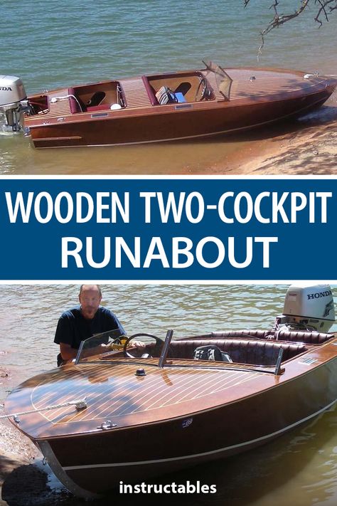 Wooden Boat Plans Free, Chris Craft Wood Boats, Wooden Boat Kits, Wood Boat Building, Wooden Speed Boats, Runabout Boat, Wood Boat Plans, Plywood Boat Plans, Outboard Boats