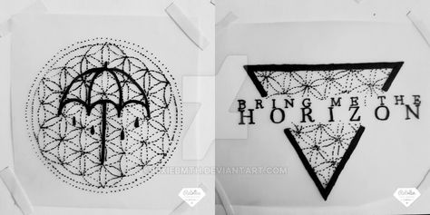 Bring me the horizon tattoo>>>I really like the left one Bring Me The Horizon Tattoo, New Tattoo Quotes, Horizon Tattoo, Bmth Tattoo, Pocket Watch Tattoos, Diy Tattoo Permanent, Best Tattoo Ever, Tattoo Diy, Lyric Tattoos