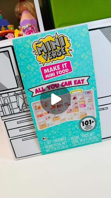 Miniverse Make It Food, Mini Verse Make It Mini Food, Miniverse Remix Ideas, All U Can Eat, Mini Verse, Mini Brands, October 2, Mini Things, Mini Foods