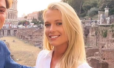 Lady Eliza Spencer has shared some beautiful snaps from her time in Italy with family after... Lady Amelia Spencer, Amelia Spencer, Eliza Spencer, Lady Eliza Spencer, Lady Kitty, Kitty Spencer, Silk Bridesmaid Dresses, Spencer Family, Chic Summer Dresses