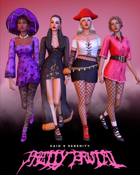 SxC Pretty Brutal (13 items) | Serenity on Patreon The Sims 4 Pack, Pelo Sims, Sims 4 Mm Cc, Sims 4 Characters, Sims 4 Mm, Sims4 Clothes, Sims Four, Sims 4 Cc Packs, Sims 4 Collections