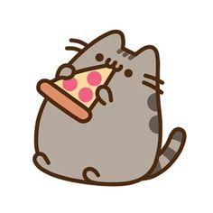 Pusheen Stickers, Kawaii Cat Drawing, Pusheen Cute, Pizza Cat, Pusheen Cat, Cute Funny Cartoons, Stickers Kawaii, Cute Doodles Drawings, Kawaii Doodles