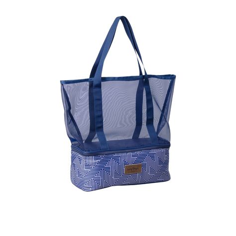 Lazy Dayz Cooler Tote Bag Makena | Kitchen Warehouse™ Tote Bag With Compartments, Bag With Compartments, Stainless Steel Fire Pit, Picnic Tote, Cooler Tote Bag, Mesh Tote Bag, Fire Pit Accessories, Spa Accessories, Cooler Tote