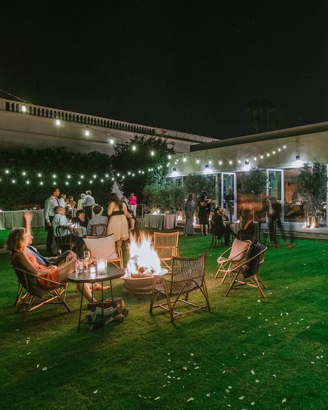 wedding after party lounge around bon fire Backyard Lounge Party, Wedding Bonfire Reception, Hoco Party Ideas, Homecoming After Party Ideas, Hoco After Party Ideas, Homecoming After Party, Bonfire Wedding Reception, Hoco After Party, Bonfire Reception