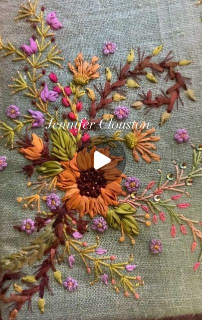 Jennifer Clouston on Instagram: "A little video of a @colour_streams retreat project from a few months ago #embroidery #silkribbonembroidery #embroidered #handwork #handembroidery #embroidelicious #embroideryart #jenniferclouston #broderieauruban #broderie #bordados" Jennifer Clouston Embroidery, Jennifer Clouston, Shabby Chic Embroidery, Bee Quilt, Quilt Embroidery, Crazy Quilting, Diy Embroidery Patterns, Crazy Quilt, Silk Ribbon Embroidery