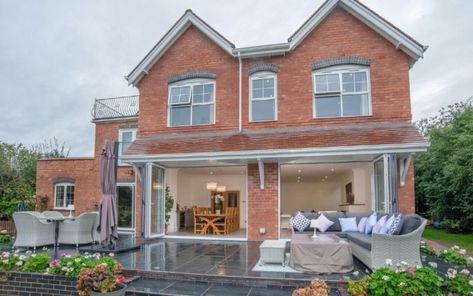 Large rear two storey extension on Victorian detached house – Worcestershire Detached Victorian House, Victorian House Floor Plans, Two Storey Extension, Malvern Hills, Victorian House, The Terrace, House Floor, House Floor Plans, Detached House