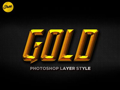 Free Gold Photoshop Layer Style Psd by Industrykidz Photoshop Lighting, Adobe After Effects Tutorials, Typography Design Inspiration, Photoshop Styles, Design Photoshop, Psd Designs, Gold Text, Design Seeds, Layer Style