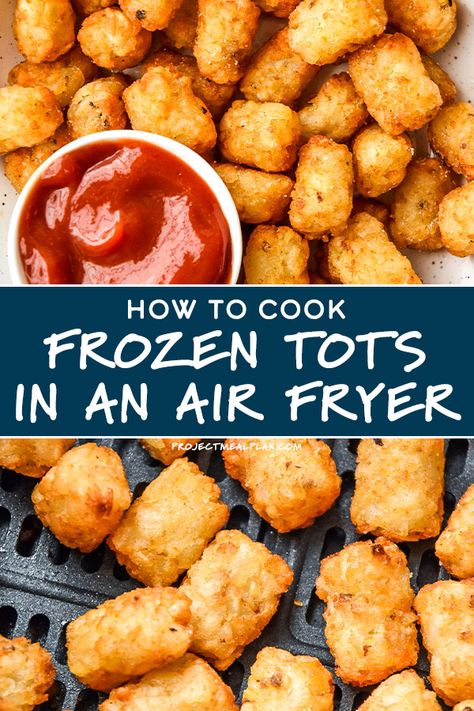 Air Fryer Recipes Videos, Frozen Tater Tots, Air Fryer Cooking Times, Air Fried Food, Air Fryer Oven Recipes, Air Fry Recipes, Air Fryer Recipes Chicken, Air Fryer Dinner Recipes, Tater Tots