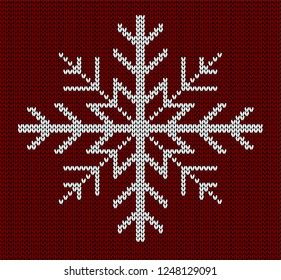 Snowflake Illustration, Santa Crafts, Christmas Pillows, Snowflake Christmas, Red Sweater, Red Background, Plastic Canvas, Image Illustration, Seamless Patterns