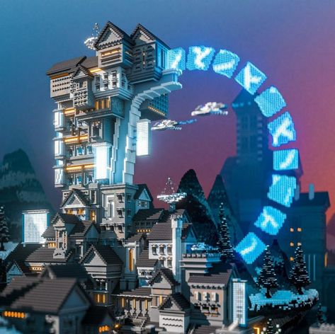 Cyberpunk Building, Minecraft Modern City, Minecraft Japanese, Minecraft Steampunk, Minecraft Interior Design, Minecraft Modern, Minecraft Server, Cute Minecraft Houses, Minecraft City