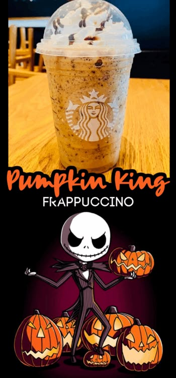 Starbucks Drinks To Try Halloween, Secret Starbucks Recipes Halloween, Fall Starbucks Orders To Try, Starbucks Fall Frappuccino, Halloween Frappe Ideas, Starbucks Secret Menu Drinks Frappuccino Fall, Fall Starbucks Frappuccino Orders, Halloween Starbucks Drinks No Coffee, Halloween Starbucks Drinks Recipes