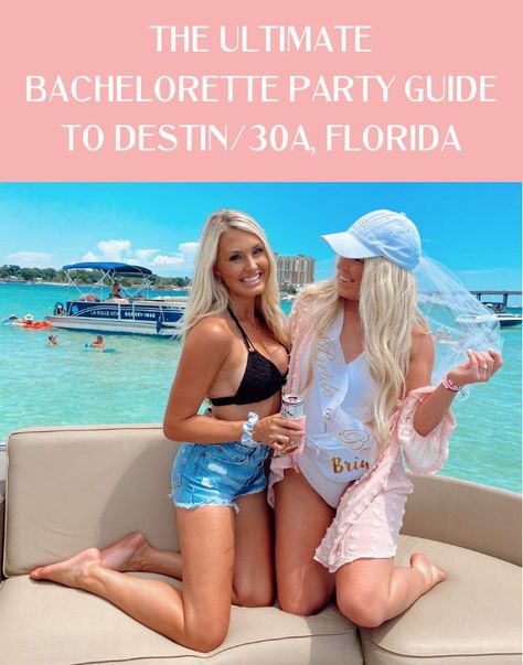 Florida Beach Bachelorette Party, Panama City Bachelorette Party, Miramar Beach Bachelorette, Destin Bachelorette Party Itinerary, Destin Bachelorette Party Ideas, Panama City Beach Bachelorette Party, 30 A Bachelorette Party, Naples Bachelorette Party, Florida Bachelorette Party Destinations