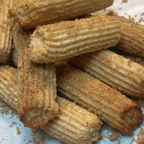 Delicious, crispy gluten-free, dairy-free churros. You can make them in the air-fryer or you bake them, for a lighter Chanukah treat!   We have an incredibly talented lineup of chefs bringing you their very best fried Chanukah recipes. Follow along as we bring you new recipes and videos... Air Fryer Churros, Chanukah Recipes, Gluten Free Churros, Gluten Free Dairy Free Dessert, Dinner Games, Breakfast Appetizers, Hanukkah Food, Gluten Free Dairy Free Recipes, Dairy Free Dessert