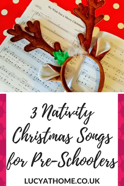 Christmas Preschool Program Ideas, Preschool Nativity Play, Christian Preschool Christmas Program, Nativity Songs For Preschool, Toddler Christmas Songs Easy, Preschool Christmas Songs Jesus, Preschool Christmas Performance Ideas, Christian Christmas Songs For Preschool, Christmas Finger Plays For Preschoolers