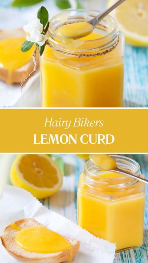 Hairy Bikers Lemon Curd Lemon Curd Dessert, Rhubarb Curd, Lemon Jam, Easy Lemon Curd, Lime Curd, Canning Ideas, Cooking Mama, Lemon Dessert, Lemon Curd Recipe