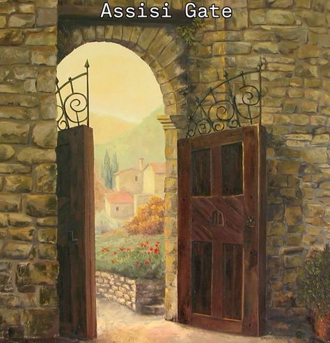 A favorite from my Italian paintings. #italyart #italianlandscapes #landscapepainting #OilPainting #europeanart Italian Window Painting, Italian Scenery Painting, Italian Village Painting, Italian Villa Paintings, Italian Streets Paintings, Italian Paintings, Italy Art, European Art, Landscape Paintings