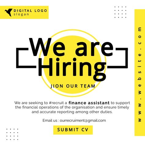 Recruitment Social Media Posts, Recruitment Ads, Floral Nail, Social Media Design Inspiration, We Are Hiring, Facebook Post, Online Ads, Instagram Ads, Social Media Icons