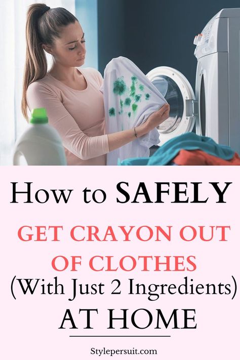 Crayons leave oil-based stains on clothing, and while they usually don’t cause major stains, melted crayons can be a different story. Here are some best ways to save your clothing from Crayon stains. Diy Stain Remover, Stain Removal Guide, Melted Crayons, How To Wash Shoes, Diy Crayons, Stain On Clothes, Cramps Relief, Daily Yoga Workout, Natural Laundry