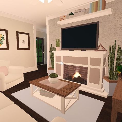 Bloxburg Living Room Ideas 3x4, Small Bloxburg Living Room, Bloxburg Lounge Room Ideas, Living Room Inspo Bloxburg, Sala Bloxburg, Bloxburg Living Room Ideas Aesthetic, Bloxburg House Ideas Living Room, Living Room Designs Bloxburg, Living Room Ideas Bloxburg