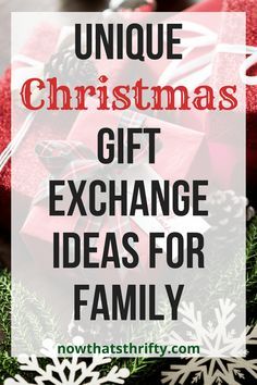 Are you looking for a new family Christmas party tradition? These unique Christmas gift exchange ideas for family work for everyone whether you have kids or not. #Christmas #Christmasideas Gift Exchange Alternatives, Family Christmas Gift Exchange Ideas, Christmas Gift Exchange Themes, Christmas Gift Alternatives, Gift Exchange Themes, Chinese Gift Exchange, Xmas Gift Exchange, Christmas Gift Exchange Ideas, Gift Exchange Ideas