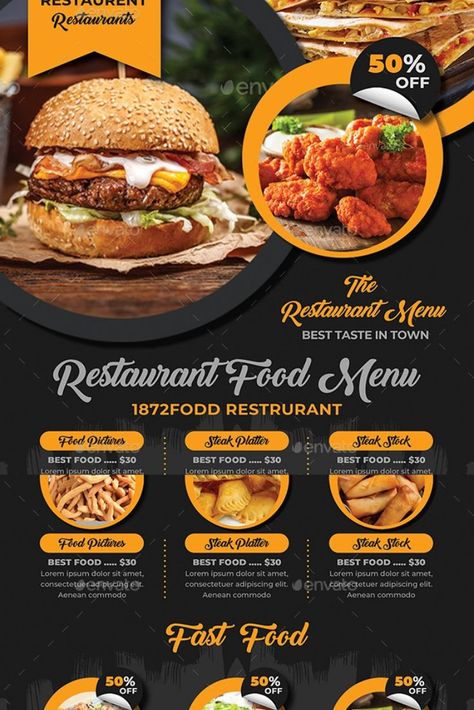 Restaurant Menu, #Menu, #SPONSORED, #Restaurant, #ad Restaurant Ad, Creative Restaurant, Food Menu Template, Bussines Women Lifestyle, Japanese Poster Design, Menu Printing, Food Cart, Restaurant Food, Great Restaurants