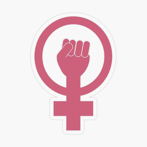 Feminist Stickers, Feminist Symbol, Venus Symbol, Feminism Quotes, For Sale