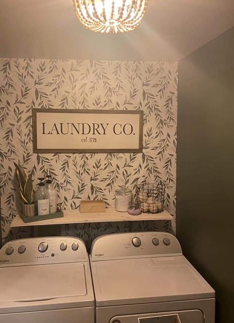 Closet Laundry Room Organization, Organization Laundry Room, Closet Laundry Room, Laundry Room Decor Ideas, Organization Laundry, Closet Laundry, Farmhouse Laundry, Laundry Room Ideas, Farmhouse Laundry Room