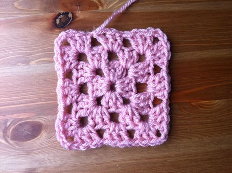 How to crochet a granny square | PDX Pursuit Teaching Crochet, Crochet Granny Square Beginner, Crochet Granny Square Tutorial, Sunburst Granny Square, Square Crochet Pattern, Granny Square Crochet Patterns Free, Slip Knot, Funny Farm, Crochet Granny Square Blanket