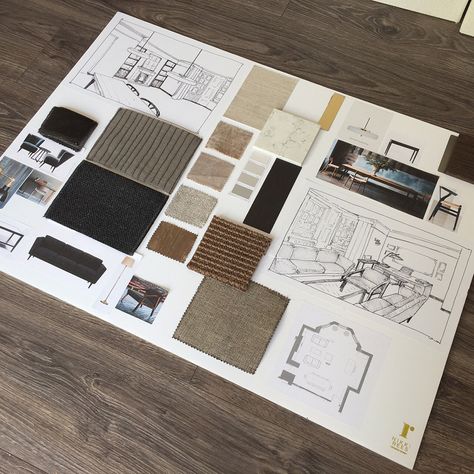 Portfolio Design Layouts, Design Portfolio Layout, Interior Design Presentation Boards, Interior Design Portfolio Layout, Interior Design Sketchbook, Materials Board Interior Design, Interior Design Classes, Henning Larsen, Mood Board Interior