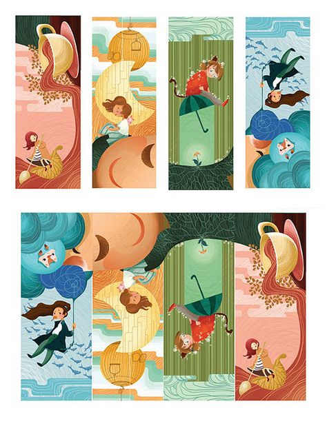 Bookmark Illustration, Illustration Book, Book Illustration Art, Illustration Character, Up Book, Illustrations And Posters, Children's Book Illustration, Children Illustration, Book Illustration