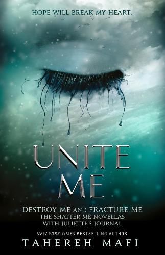 Buy Unite Me by Tahereh Mafi from Waterstones today! Click and Collect from your local Waterstones or get FREE UK delivery on orders over £25. Fracture Me, The Reestablishment, Omega Point, Unravel Me, Ignite Me, Ransom Riggs, Destroy Me, Nicola Yoon, Kami Garcia