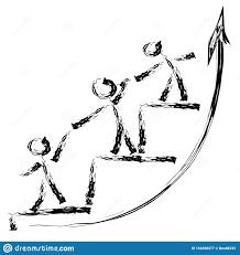 Move Up Helping Each Other. Rough Image Of People Giving Each Other Hands And Up Arrows. Stock Illustration - Illustration of black, arrow: 164496277 Helping Each Other Drawing, Helping Each Other Illustration, People Helping Each Other Drawing, Basic Drawing For Kids, People Holding Hands, Helping Each Other, Up Arrow, Black Arrow, Basic Drawing