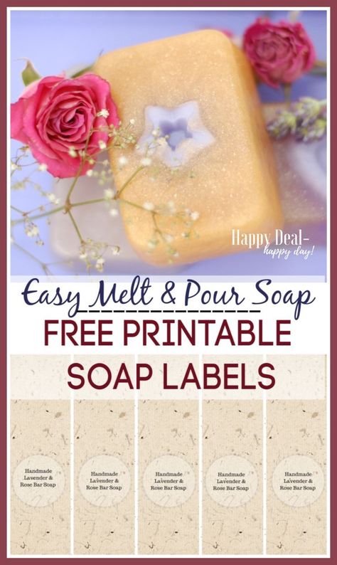 Melt And Pour Soap Recipes, Melt And Pour Soap, Rose Lavender, Soap Labels, Melt And Pour, Using Essential Oils, Homemade Beauty, Lavender Soap, Unique Gifts For Men