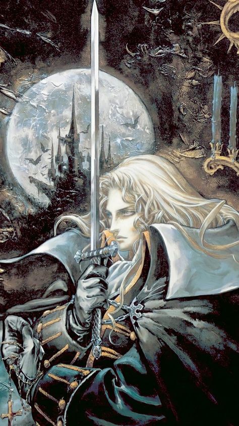 Castlevania Wallpaper Iphone, Vampire Lockscreen, Sick Backgrounds, Castlevania Alucard, Alucard Castlevania, Castlevania Wallpaper, Castlevania Anime, Vampire Clothes, Vampire Art