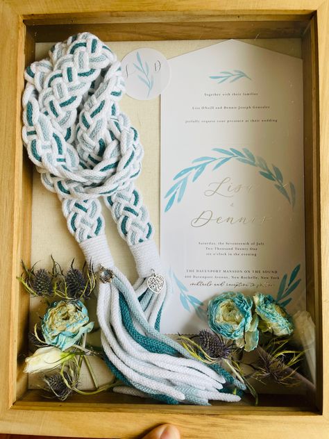 Handfasting Knot, Brides Veil, Wedding Scottish, Wedding Knot, Ribbon Display, Wedding Shadow Box, Handfasting Cords, Bride Veil, After The Wedding