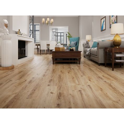 ArtioFloors Lake House 9" x 60" x 5mm Oak Luxury Vinyl Plank & Reviews | Wayfair Spc Flooring, Beautiful Flooring, Luxury Vinyl Plank, Stone Flooring, Floor Installation, Crystal Stone, Luxury Vinyl, Laminate Flooring, Golden State