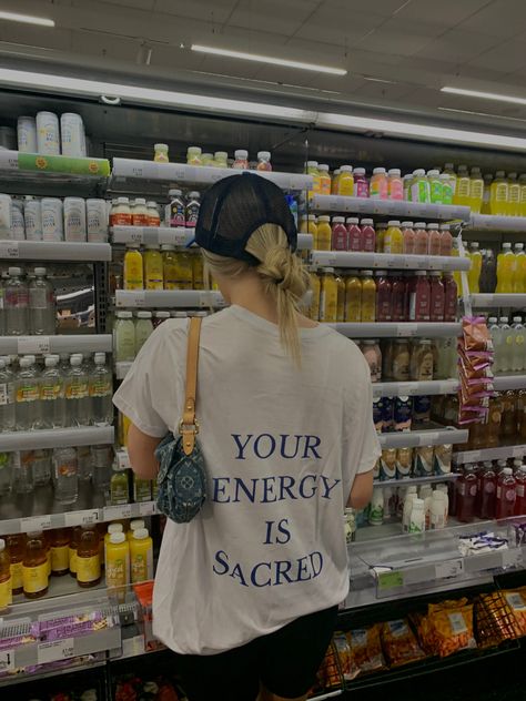 T shirt from bratzgroovygarmz on instagram 🦋 #energy #aesthetic #tiktok #fashion #aura Your Energy Is Sacred, Energy Aesthetic, Tiktok Fashion, Aesthetic Tiktok, Tshirt Dress, Aura, Affirmations, Shirt Dress, Energy