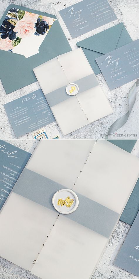 Steel Blue Wedding, Victorian Wedding Inspiration, Steel Blue Weddings, Blue Wedding Ideas, Popular Wedding Themes, Blue Wedding Invitation, Wedding Decors, Wedding Color Trends, Dusty Blue Wedding