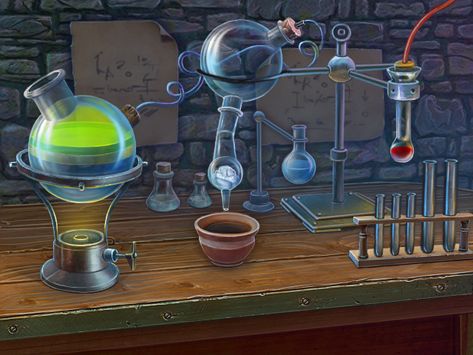 Mad Scientist Lab, Polite Society, D D Items, Art Deco Nails, Board Game Design, Boy Fishing, Potion Bottle, Futuristic Technology, Mad Scientist